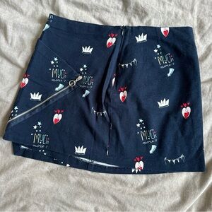 Zara trafaluc collection size medium asymmetrical mini skirt